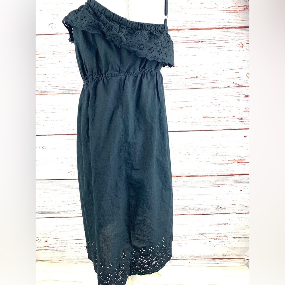 Old Navy Black Eyelet Spaghetti Strap Dress Size M - Picture 4 of 9